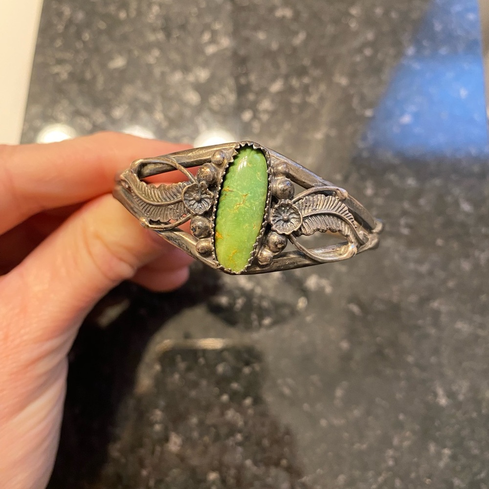 Vintage Roie Jacque Navajo Cuff Bracelet